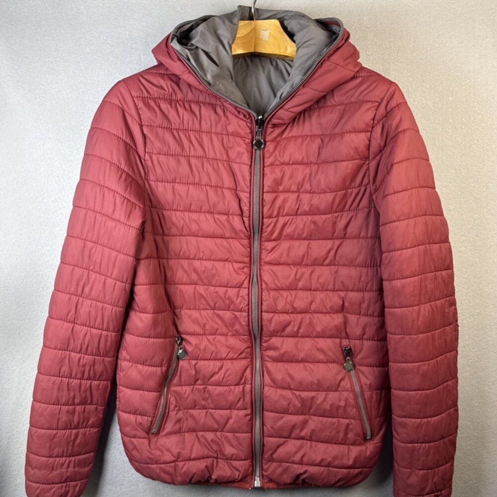 Pierre Balmain Puffer Jacket Women EU size L US size M Reversible Full Zip Light